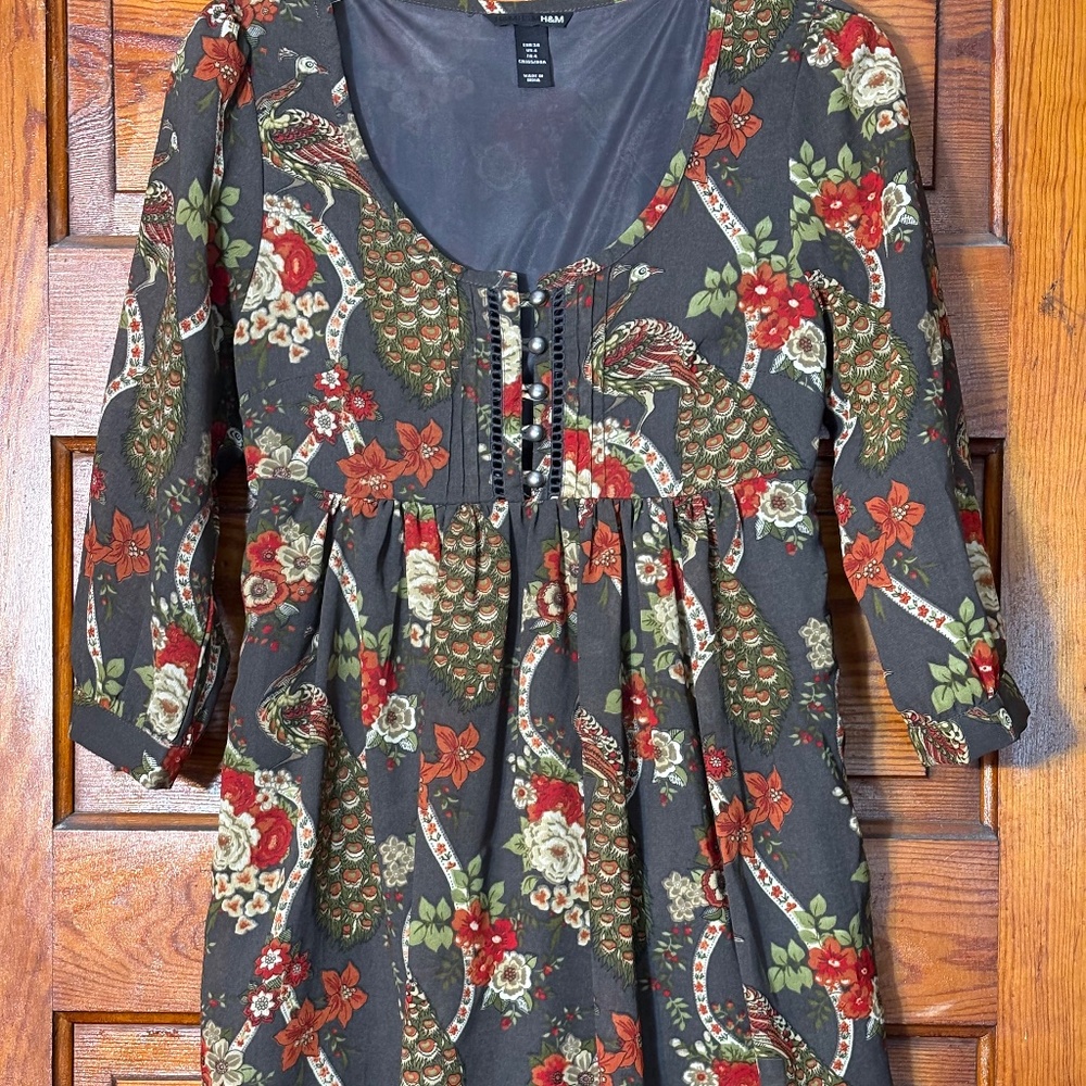 H&M empire waist cocktail dress